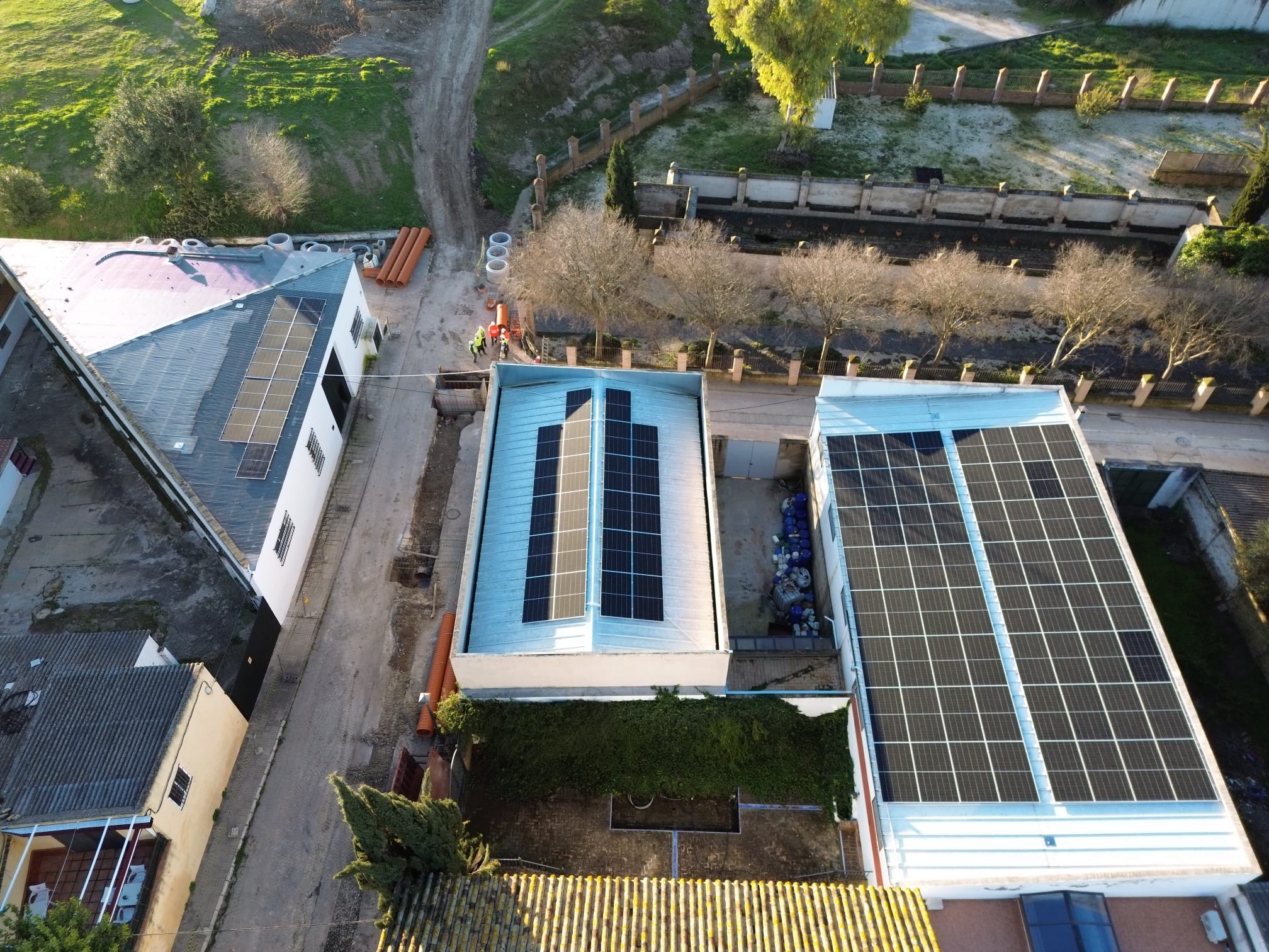 Instalación de un sistema solar de 50kW en la biblioteca pública de La Luisiana (Sevilla) image 3